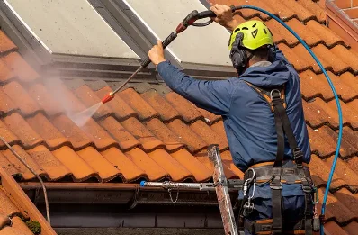 Démoussage et hydrofuge de toiture à Meslay
